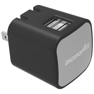 DIGIPOWER® InstaSense™ 2.4-Amp Dual-USB Wall Charger