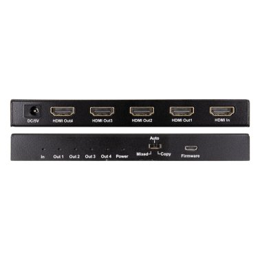 Metra® HDMI® Scaling Splitter with 1 Input and 4 Outputs