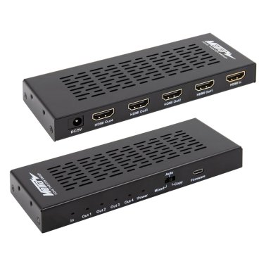 Metra® HDMI® Scaling Splitter with 1 Input and 4 Outputs