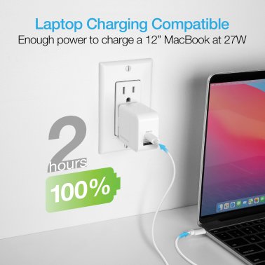 Naztech® 30-Watt Power Delivery Dual-Output USB-C® Fast Wall Charger