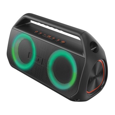 ION® Uber™ Boom Ultra Portable Bluetooth® Boom Box with Speakerphone, Lights, and Stereo-Link™