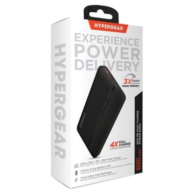 HyperGear® USB-C® Fast Charge Power Bank for iPhone® and Android™ (10 Amp)