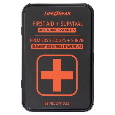 Life+Gear First Aid and Survival Essentials Tin