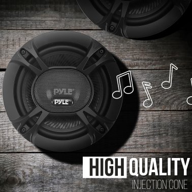 Pyle® 6.5-Inch 300-Watt-Max 3-Way Coaxial Speakers