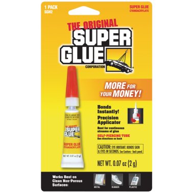 The Original SuperGlue® 0.07-Oz. Super Glue Tube (1 Pack)