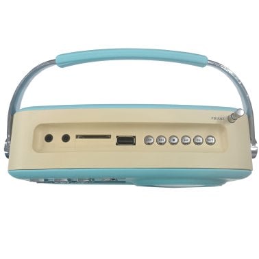 Supersonic® Retro Portable AM/FM Radio with Bluetooth®, SC-1201 (Blue)