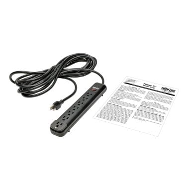 Tripp Lite® by Eaton® Power It!™ 7-Outlet Power Strip, 25-Ft. Cord, Black