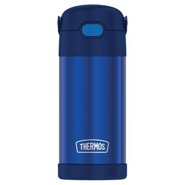 Thermos® 12-Ounce FUNtainer® Vacuum-Insulated Stainless Steel Bottle (Navy)