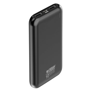 Urban Factory JUICEE MAX Portable Power Pack, 10,000 mAh, USB-C® and USB-A