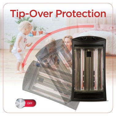 BLACK+DECKER™ 1,500-Watt-Max Infrared Quartz Tower Heater