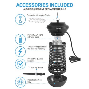 Coby® 18-Watt Outdoor Hanging Bug Zapper