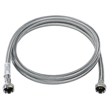 Certified Appliance Accessories Braided Stainless Steel Washing Machine Hose, 8ft