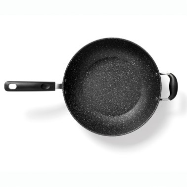 THE ROCK™ by Starfrit® 12.5-Inch Nonstick Wok with Helping Handle