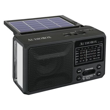 Audiobox® Multiband Solar Emergency Radio, RX12-BT