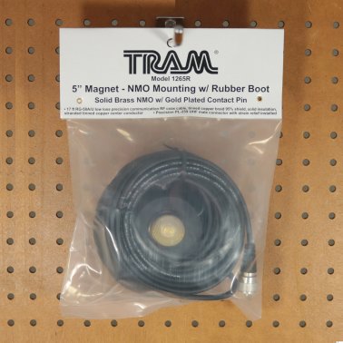 Tram® NMO 5" Magnet with Soft Rubber Boot, 17ft Cable, PL-259