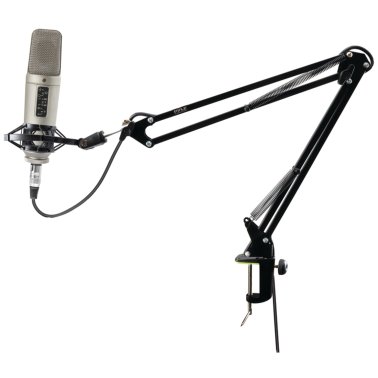 Pyle® Universal Table Clamp Boom Shock Microphone Mount