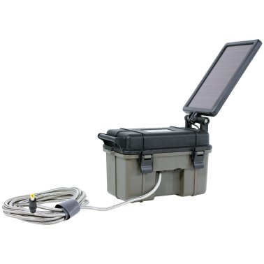 HME™ 12-Volt Battery Box with 2-Watt Solar Panel