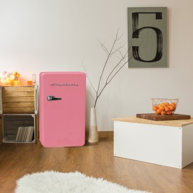 Frigidaire® 3.2-Cu.-Ft. 60-Watt Retro Compact Refrigerator (Pink)