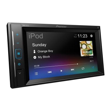 Pioneer® DMH-241EX 6.2-In. Car In-Dash Unit, Double-DIN Digital Media Receiver with Touch Screen and Bluetooth®