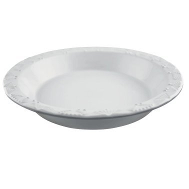 Taste of Home® 9-In. x 1.5-In. Stoneware Pie Plate, Set of 2, White and Ash Gray