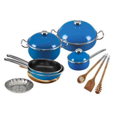 Vita® 13-Piece Cookware Set (Blue)