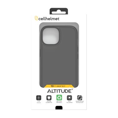 cellhelmet® Altitude X Series® Case (iPhone® 15; Onyx Black)