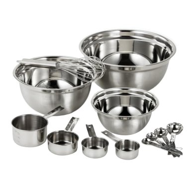 EuroHome 12-Piece Stainless Steel Mix and Measure Set