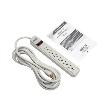 Tripp Lite® by Eaton® Protect It!® 6-Outlet Surge Protector (White)