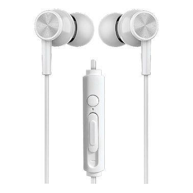 XYST™ In-Ear Earbuds with Microphone, XYS-E3512 (White)