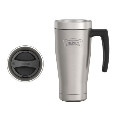 Thermos® Icon™ 16-Oz. Stainless Steel Mug (Matte Stainless Steel)