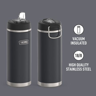 Thermos® Icon™ 32-Oz. Stainless Steel Water Bottle with Straw Lid (Granite)