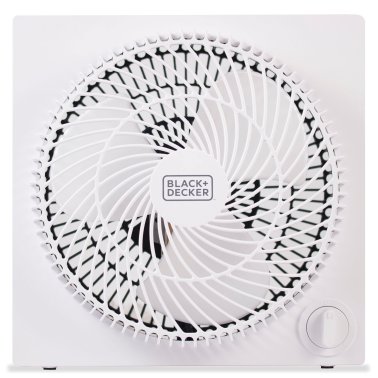 BLACK+DECKER™ 3-Speed 40-Watt 9-In. Frameless Tabletop Box Fan, BFB09W