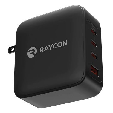 Raycon® The Magic Charger Pro 100-Watt 4-Port USB-C®/USB Wall Charger, Black