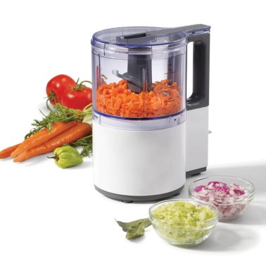 Starfrit® 4-Cup 3-Speed Oscillating Food Processor, White