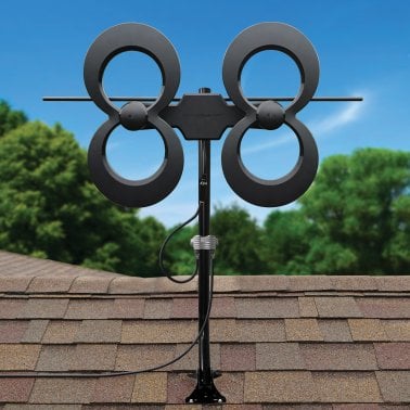 Antennas Direct ClearStream JUICE Low-Noise UHF/VHF Indoor Outdoor TV Antenna Preamplifier with Two 3-Ft. Cables, Power Inserter, 12V DC Power Supply