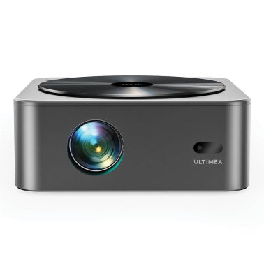 Ultimea Apollo P40 Wi-Fi® 4K-Supported Full HD 1080p Projector with Remote, Black