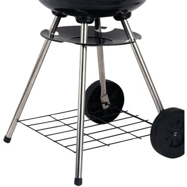 Brentwood® 17-In. Portable Charcoal BBQ Grill with Wheels