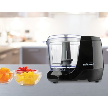 Brentwood® 1.5-Cup Mini Food Chopper (Black)