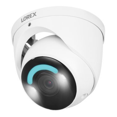 Lorex® H Series H30 IP Wired 4K+ AI Dome Security Camera with Smart Lighting and Smart Motion Detection, White