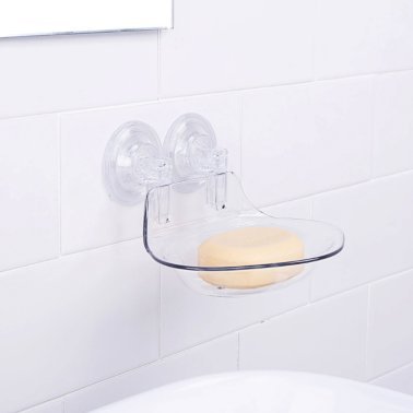 Better Houseware Suction-Cup Soap Holder, Clear