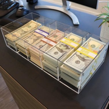 Nadex Coins™ 5-Compartment Currency Tray