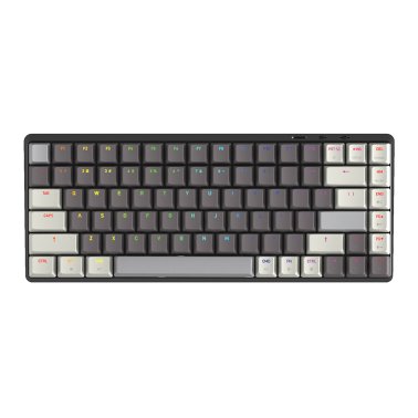 Azio Cascade Bluetooth® and USB Mechanical Computer Keyboard, Hot-Swappable Switches, Backlit, Galaxy Light