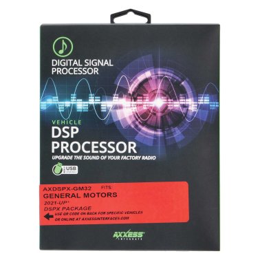 Axxess® Integrate AXDSPX-GM32 DSP Package with AXDSP-X, T-Harness, and Amp Bypass Harness for Select GM® 2022 through 2024 Vehicles