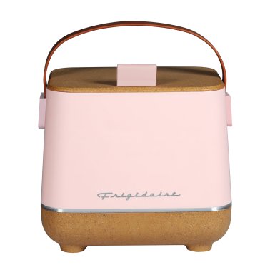 Frigidaire® Top-Opening 6-Can Beverage Insulated Fridge/Cooler, Cork (Pink)
