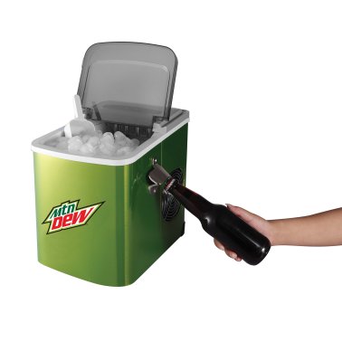 Mountain Dew® Stainless Steel Ice Maker with Built-in Bottle Opener, 26 Lbs. per Day