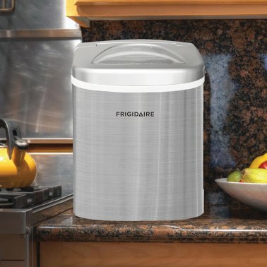 Frigidaire® 26-Lb. Stainless Steel Countertop Ice Maker