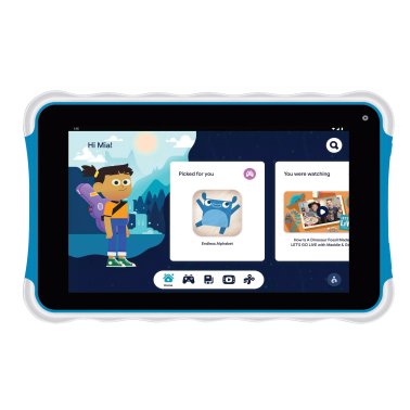 Supersonic® 7-In. 1024 x 600 Tablet with Bluetooth®, 32 GB, Android™ 13, Wi-Fi® (Blue)