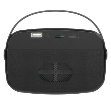 IQ Sound® Mini Karaoke Portable Bluetooth® Speaker with Wireless Microphone and RGB Light Show, IQ-908K (Black)