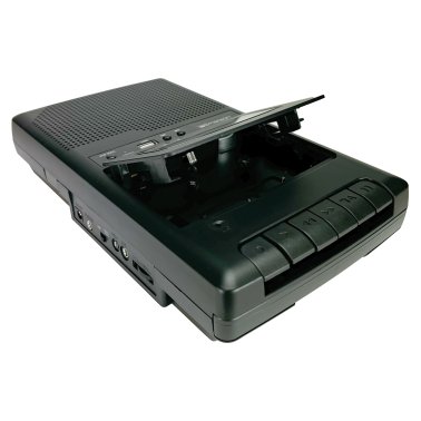 Emerson® Portable Cassette Player and Recorder, Black, EPC-3000