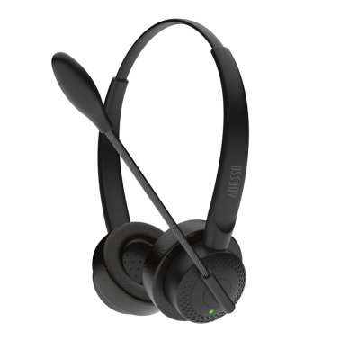 Adesso® Xtream P4T Headset with Push to Talk, Volume Controls, and Answer/End Call Controls